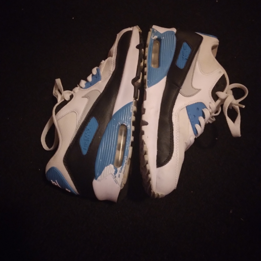 Nike Airmax 90s blue\white sz 7Y(8.5 womens)